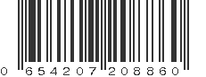 UPC 654207208860