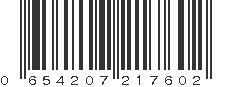 UPC 654207217602