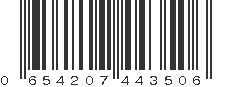 UPC 654207443506