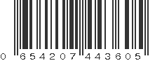 UPC 654207443605