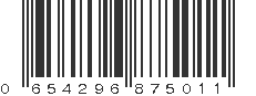 UPC 654296875011