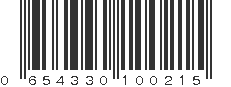 UPC 654330100215