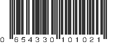 UPC 654330101021