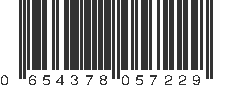 UPC 654378057229