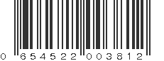 UPC 654522003812