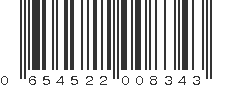 UPC 654522008343