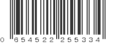 UPC 654522255334