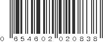 UPC 654602020838