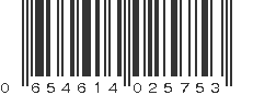 UPC 654614025753