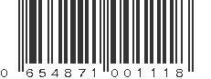 UPC 654871001118