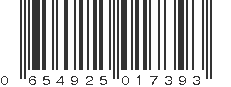 UPC 654925017393