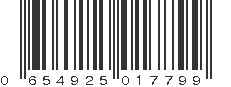 UPC 654925017799