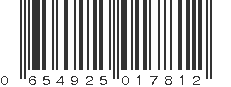 UPC 654925017812