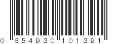 UPC 654930101391