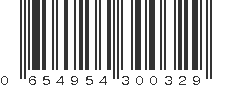 UPC 654954300329