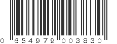UPC 654979003830