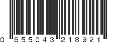 UPC 655043218921