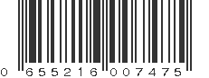 UPC 655216007475