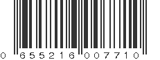 UPC 655216007710