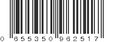 UPC 655350962517