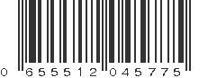 UPC 655512045775