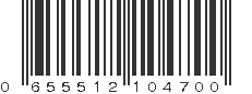 UPC 655512104700