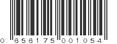 UPC 656175001054