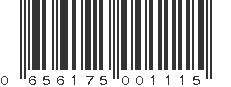 UPC 656175001115