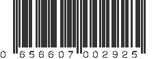 UPC 656607002925