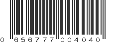 UPC 656777004040