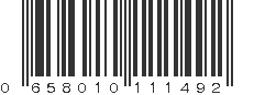 UPC 658010111492