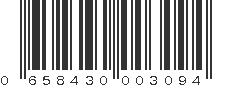 UPC 658430003094