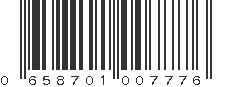 UPC 658701007776