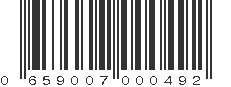 UPC 659007000492