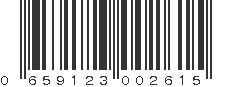 UPC 659123002615