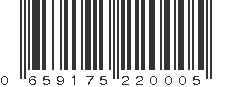 UPC 659175220005