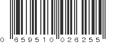 UPC 659510026255