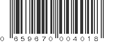 UPC 659670004018