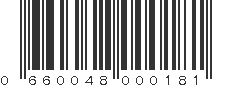 UPC 660048000181