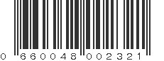 UPC 660048002321