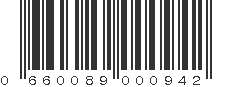 UPC 660089000942