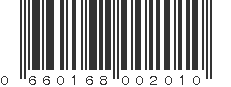 UPC 660168002010