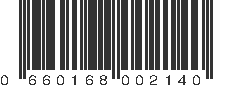 UPC 660168002140