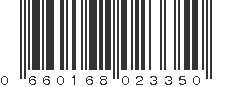 UPC 660168023350