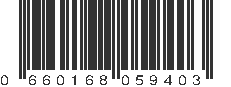 UPC 660168059403