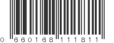 UPC 660168111811