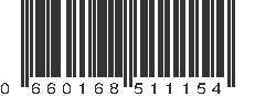 UPC 660168511154