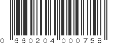 UPC 660204000758