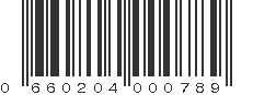 UPC 660204000789