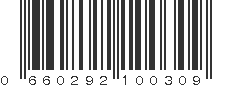 UPC 660292100309